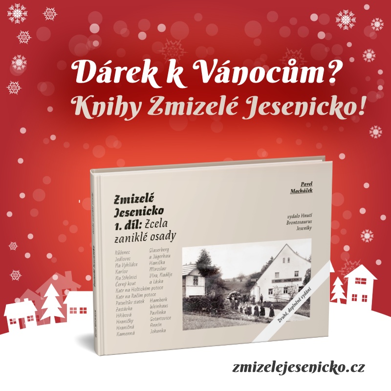 dárek knihy Zmizelé Jesenicko 800x800